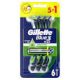 Gillette Blue3 Sensitive, Eldobható Férfi Borotva, 6Db