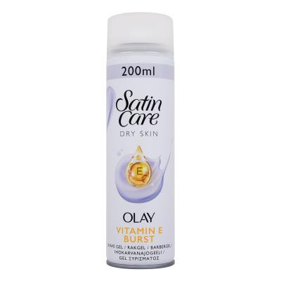 Gillette Satin Care With Olay Dry Skin Vanilla Cashmere Silk Női, Női Borotvazselé, 200Ml