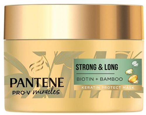 Pantene Strong & Long Keratin Reconstruct, Hajpakolás, 160Ml