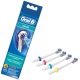 Oral-B Ed17-4 Oxyjet, Szájzuhany Pótfúvóka, 4Db