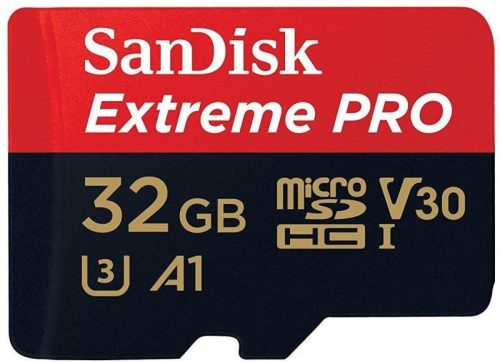 Sandisk 32Gb Sd Micro (Sdhc Class 10 Uhs-I V30) Extreme Pro Memória Kártya Adapterrel
