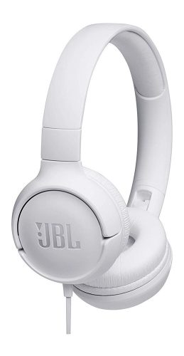 Jbl T500Wht Mikrofonos Fehér Fejhallgató