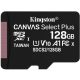Kingston 128Gb Sd Micro Canvas Select Plus (Sdxc Class 10 A1) (Sdcs2/128Gbsp) Memória Kártya