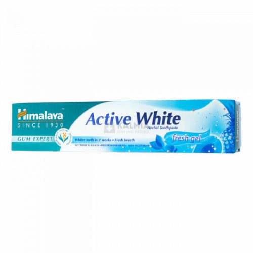 Fogkrém Himalaya Active White Fogfehérítő És Frissítő Gyógynövényes 75Ml