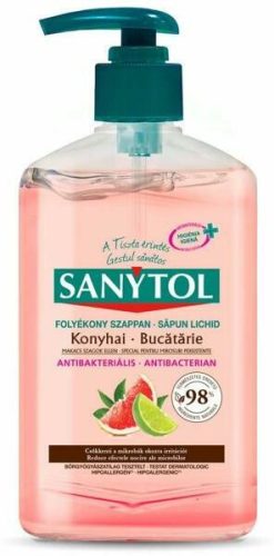 Folyékony Szappan Sanytol Antibakteriális Konyhai Grapefuit És Lime 250Ml