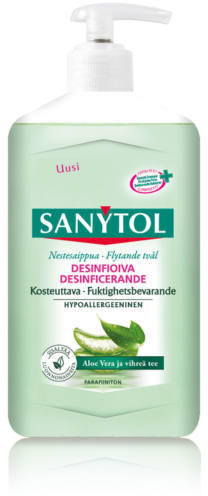 Folyékony Szappan Sanytol Antibakteriális Zöld Tea És Aloe Vera 250Ml