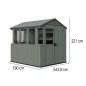 Potting shed kültéri műanyag ház