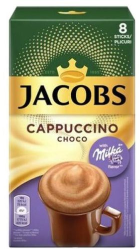 Kávé Instant Jacobs Cappuccino Milka 8X15,8G