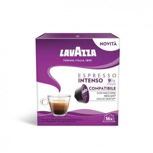 Lavazza Intenso Espresso, Dolce Gusto® Kompatibilis Kapszulák, 16 Db, 128G