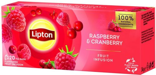 Lipton Málna-Vörösáfonya, Gyümölcstea, 20Filter