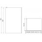Alfa 120x200 cm Walk-In zuhanykabin