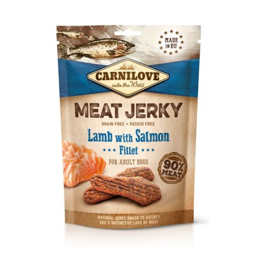 Carnilove Jerky Snack Lamb With Salmon Fillet – Bárány Lazac Filével 100G