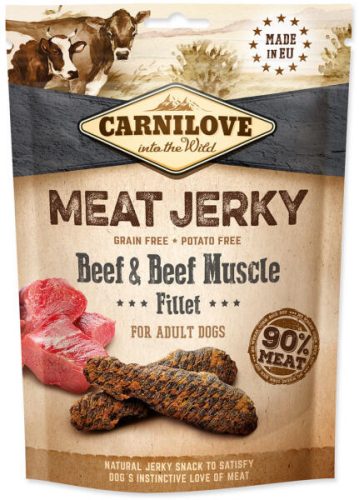 Carnilove Jerky Snack Beef With Beef Muscle Fillet - Marha Filé 100G