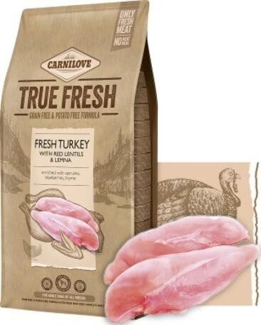 Carnilove True Fresh Dog Adult Turkey - Pulyka 1,4Kg