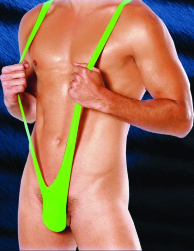 BLUE LINE Mankini Neon grün O/S