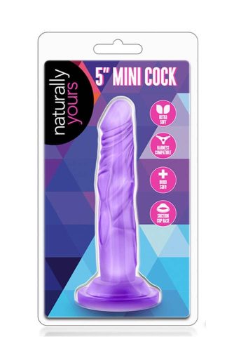 Naturally Yours 5 inch Mini Cock Purple