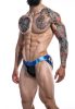 C4M-Desire Jockstrap-BlueLeatherette-M