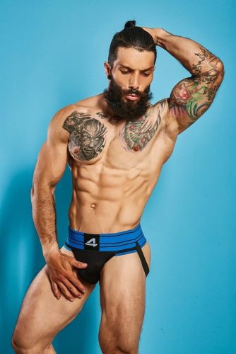 C4M - Rugby Jockstrap-ElectricBlue-M