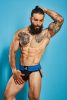 C4M - Rugby Jockstrap-ElectricBlue-L