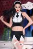 CR 4224  S/M  Black/White Maid Set 7 Pcs