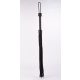 Kid Handle Kid Leather Braided Tails Black