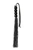 GP Silicone Flogger Whip Black