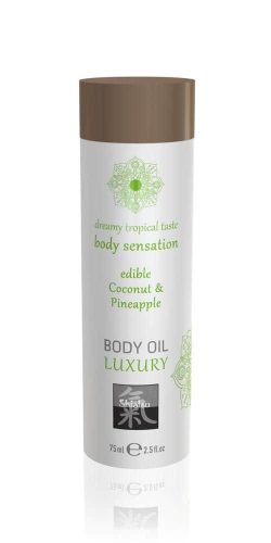 Luxury body oil edible - Coconut & Pineapple 75ml