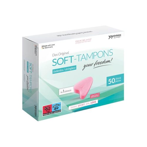 Soft-Tampons mini (mini), 50er Schachtel (box of 50)