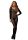 728297 Sheer Long Sleeves Bodystocking O/S Black