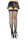 Fishnet Thigh Highs Backseam Black S-L