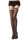 729031 FISHNET THIGH HI W/ELASTIC TOP O/S BLK