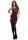 728195 Opaque Suspender Bodystocking O/S Black