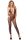 7289035 Seamless Crochet Footless Low Back Bodystocking O/S Black