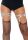 Heart garter iridescent, silver, O/S