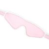 White & Pink Fairy Goat Leather Blindfold