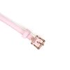 White & Pink Fairy Goat Leather Ball Gag