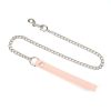 Pink Organosilicon Collar with Leash