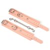 Pink Organosilicon Wrist Cuffs