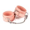 Pink Organosilicon Ankle Cuffs