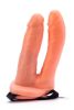 Vibrating Unisex Hollow Strap On Double Penetration 1