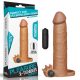Pleasure X-Tender Vibrating Penis Sleeve #5 Brown
