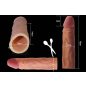 Pleasure X-Tender Penis Sleeve Flesh 1