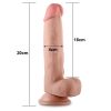 8'' Sliding Skin Dual Layer Dong