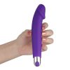 Rechargeable IJOY Silicone Dildo Purple