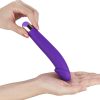 Rechargeable IJOY Silicone Dildo Purple