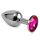 Rosebud Classic Metal Plug S Fuchsia