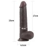 9'' Sliding Skin Dual Layer Dong Brown