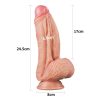 10" Dual-Layered Silicone Cock