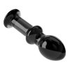 4.5" Glass Romance Black