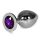 Rosebud Classic Metal Plug L Purple